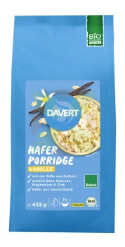 Unverträglichkeitsladen Davert XL Porridge Hafer Vanille Bioland